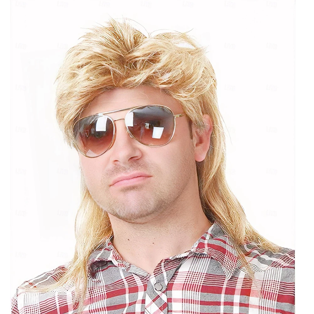 HAIRJOY Synthetic Hair Mullet  - огляд і ціна Men'S Accessories In The 80S