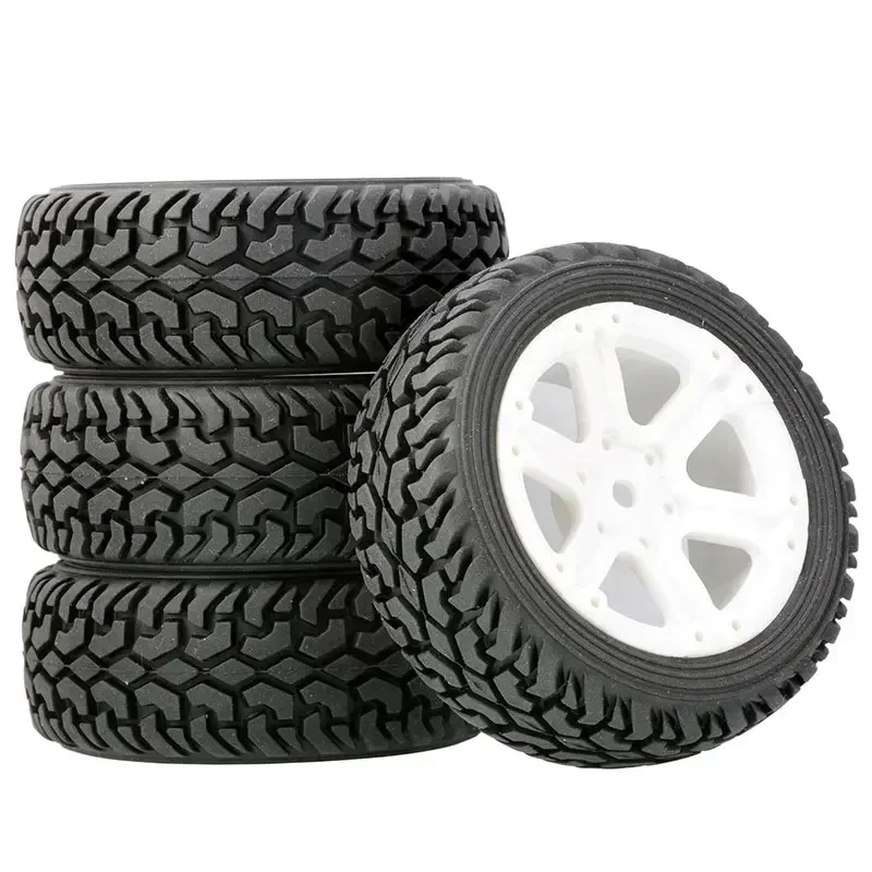 75mm Upgrade Large Tires for 1/10 1/14 WLtoys 144010 144001 124017 Off-Road RC Car Upgrade Spare Accessories Widening Wheels