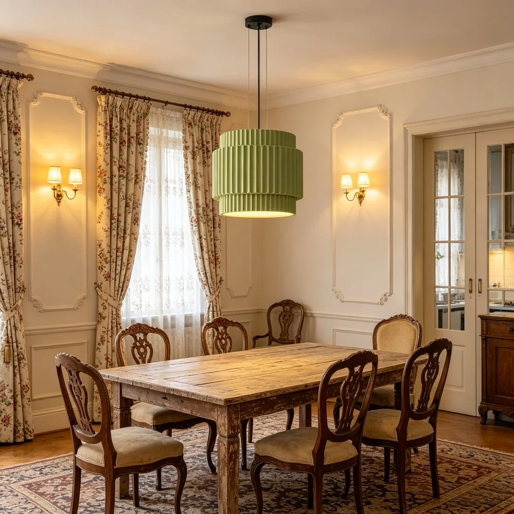 Green White Beige Coffee Resin Chandeliers for Dining Room Parlor Bedside Hanging Lamp E27 Bulb Wire Adjustable