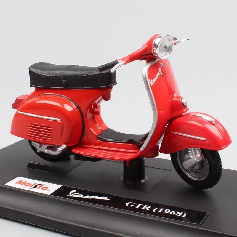 Maisto 1/18 Piaggio Vespa Scooter 98 PK 125 GTR P150X 300 MP5 Primavera GTS 125CC 150CC 946 Motorcycle Diecast Toy Model Bike