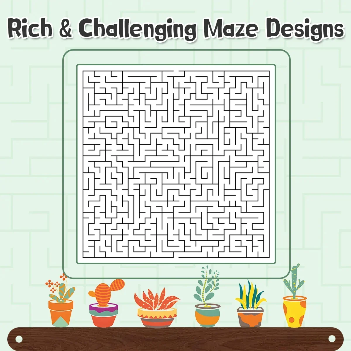 Kids Maze Game Book, Fun Puzzle Activity Workbook, Brain Training for Children, Improve Concentration & Logical Thinking view 4