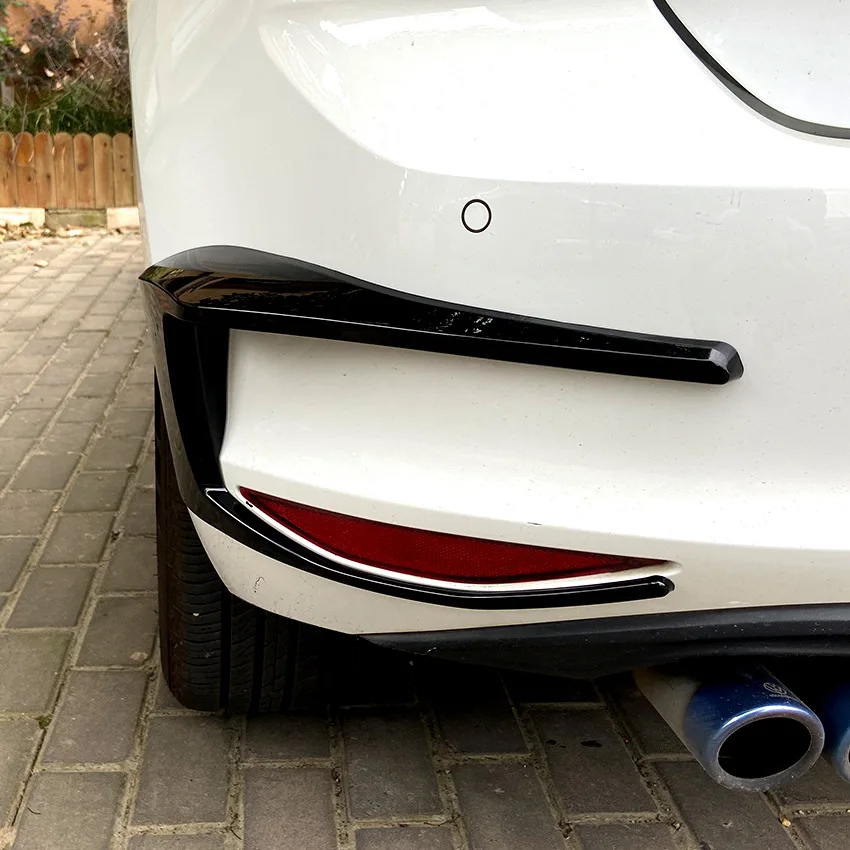 

2PCS Rear Bumper Splitter Surround Rear Taillight Cover For VW Golf 7 GTI GTE GTD TSI TDI R R-Line 2012-2016 Bodykits ABS Tuning