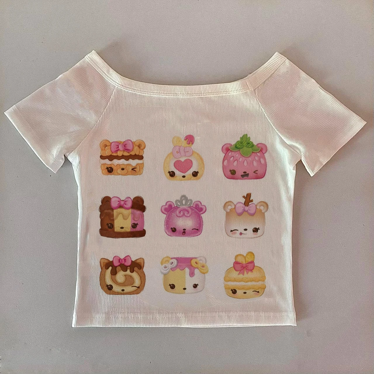 المرأة تي شيرت القمامة اللون Y2k 2000s أفضل المرأة تي شيرت 90s الملابس الرجعية الكرتون الفتيات الملابس القوطية قطع المرأة