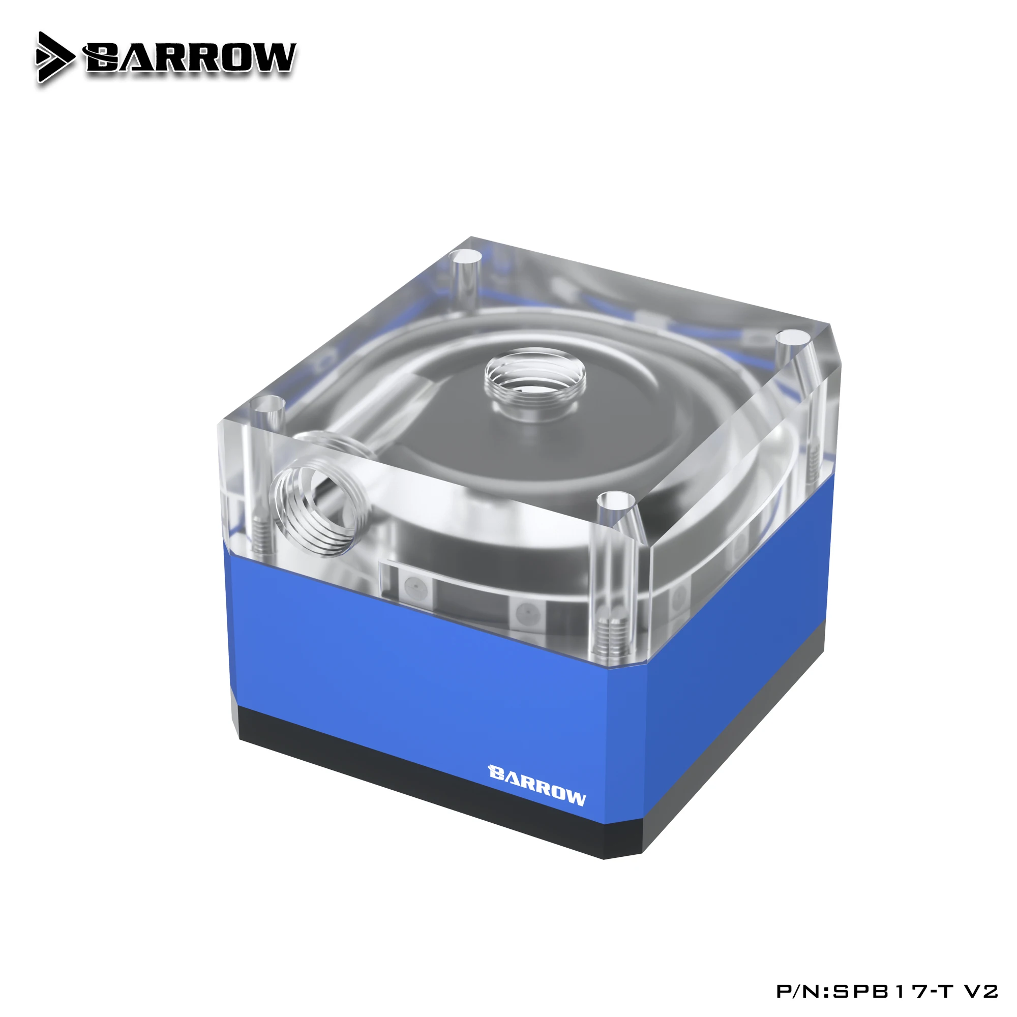 Imagem -04 - Barrow-pwm Velocidade Control Pump Grupo 17w Use para Faça Você Mesmo Fluid Distro Plate Water Cooling Aurora Spb17-t v2