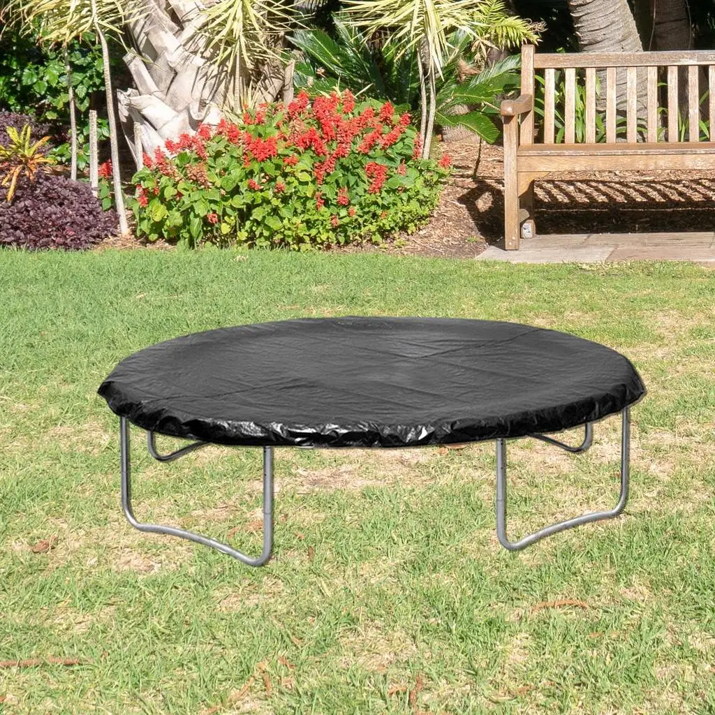 PE Material Trampoline Cover Outdoor Elastic Edge Rainproof Protector for Backyard 8ft 10ft 12ft 14ft 15ft 16ft