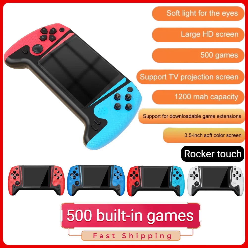 Retro Handheld Game Console 3.5inch LCD Screen Built-in 500 Games Gaming Console 1200mAh Nostalgic Game Console for Kids Adults — product photo 1 of 1