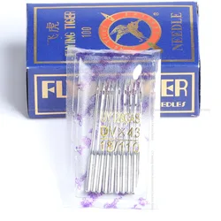 500PCS UY128GAS DVX43 DV*43 Flying Tiger Needles Three Needle Five Threads Sewing Machine Needle Overlock Interlock Industrial