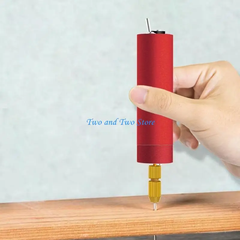 HX6F Micro Electric Aluminum Portable Handheld Drills Resin Drill Bits Puncher Tools