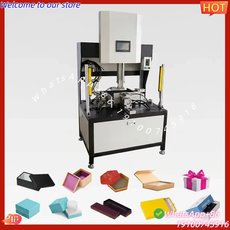 CECertificate Full-Servo Intelligent Box Frame Making Machine Gift Box Edge Wrapping Folding Bubble Pressing Paper Box