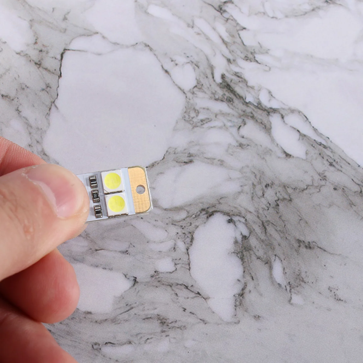 رقاقة إضاءة LED 5 فولت 2-LED 4500K-5500K 50-60 لومن كري 80 جوانب مزدوجة بيضاء نقية تم إدخالها عشوائيًا لإضاءة USB ذاتية الصنع #6