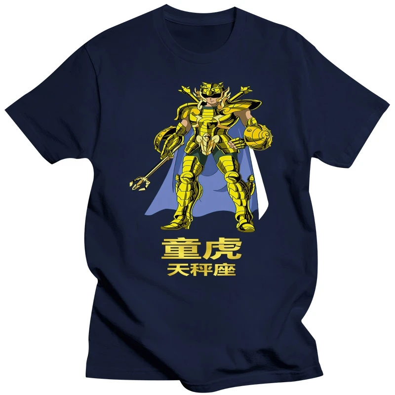 Saint Seiya Libra 3 Anime Manga Series Japan T Shirt Black Basic Tee