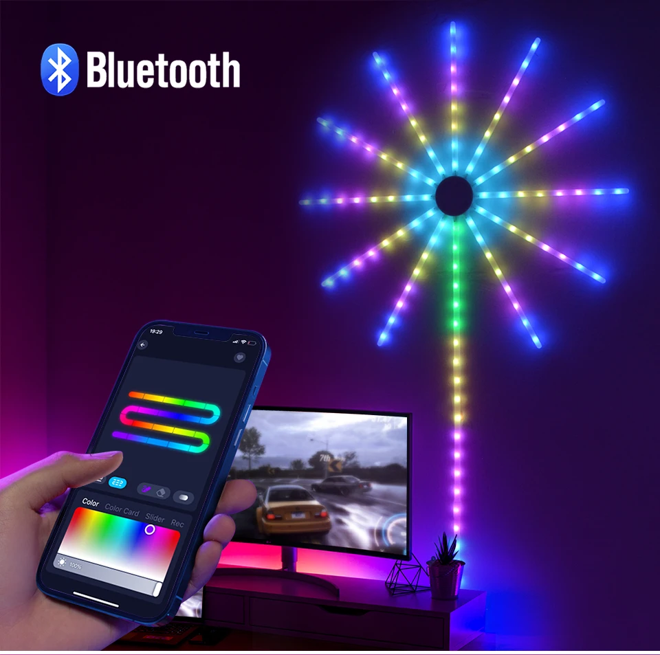Christmas Decoration Light RGBIC LED String Light USB LED Garland Lamp Outdoor Garden Room Camping Wedding Decor Fairy Lights