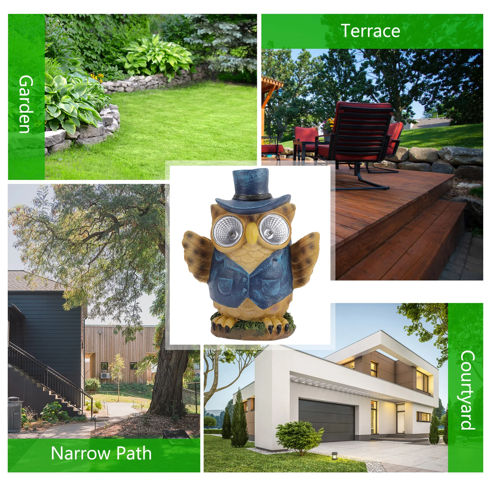 

Solar Garden Resin Ornament Outdoor Waterproof Led Spot Lamp For Lawn Yard Party Decor Solar Animal Garden