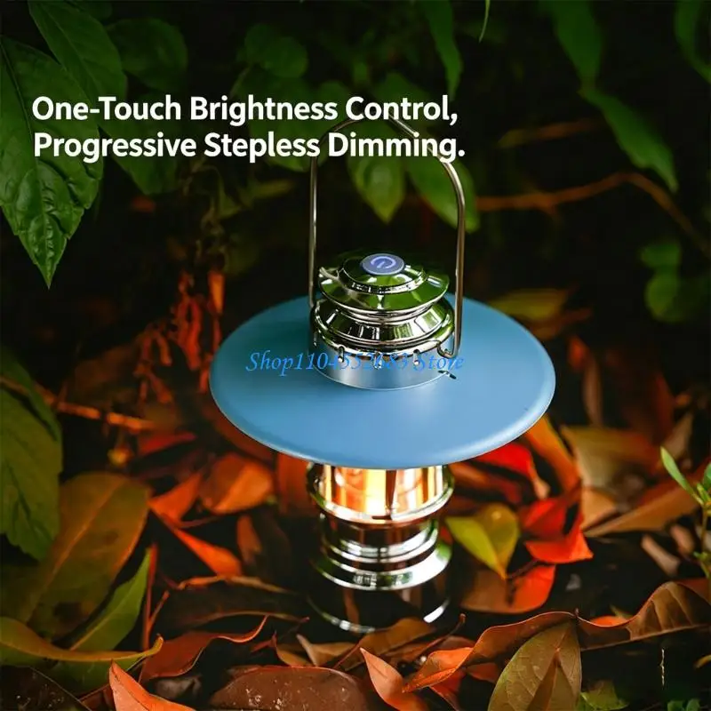 Old LED Camping Lantern With 1000mAh Rechargeable Battery And Adjustable Brightness