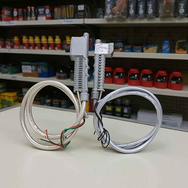 Dual Line Tube Electric Sprayer Handle Power Switch Control Hose Outlet Pipe Replacement Handle Random Color