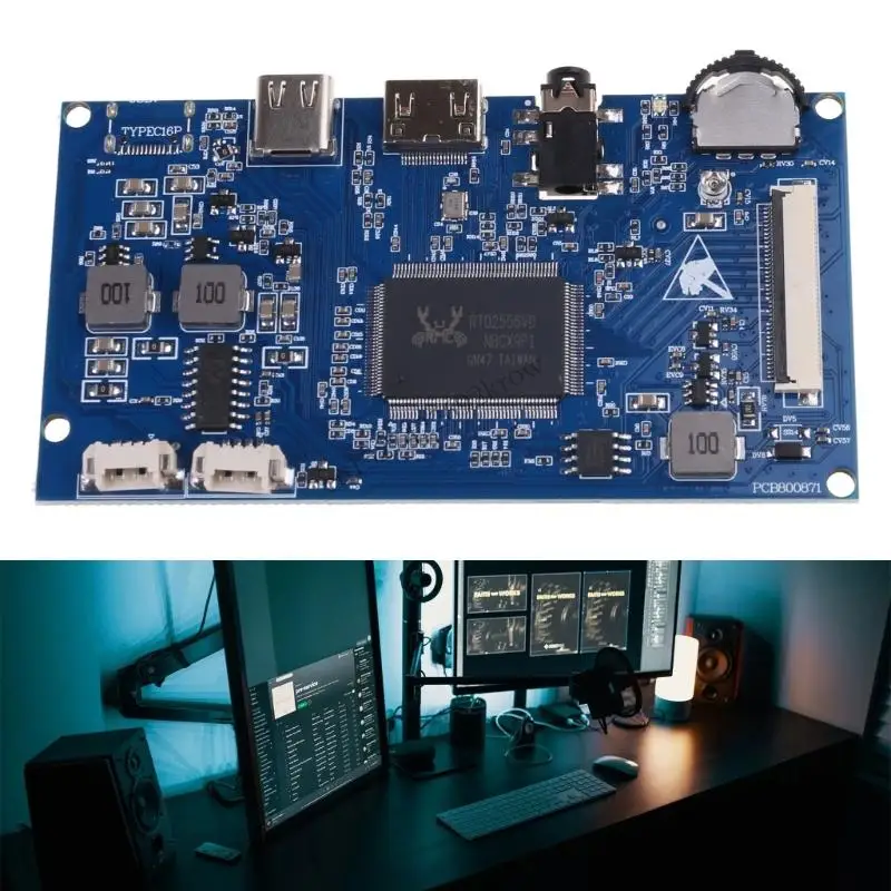 

Плата драйвера LVDS 7, 8 и 10,1 дюйма, тип C, питание от USB, поддержка HDMI1.4 MiniHDMI R9CB