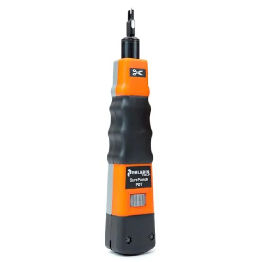 

Инструмент для зачистки кабеля SurePunch PDT PA3571 Impact Punch Down Tool Cat6 с лезвием 66/110 - Инструмент для зачистки кабеля 66/110 - Профессиональный, стандарт качества США