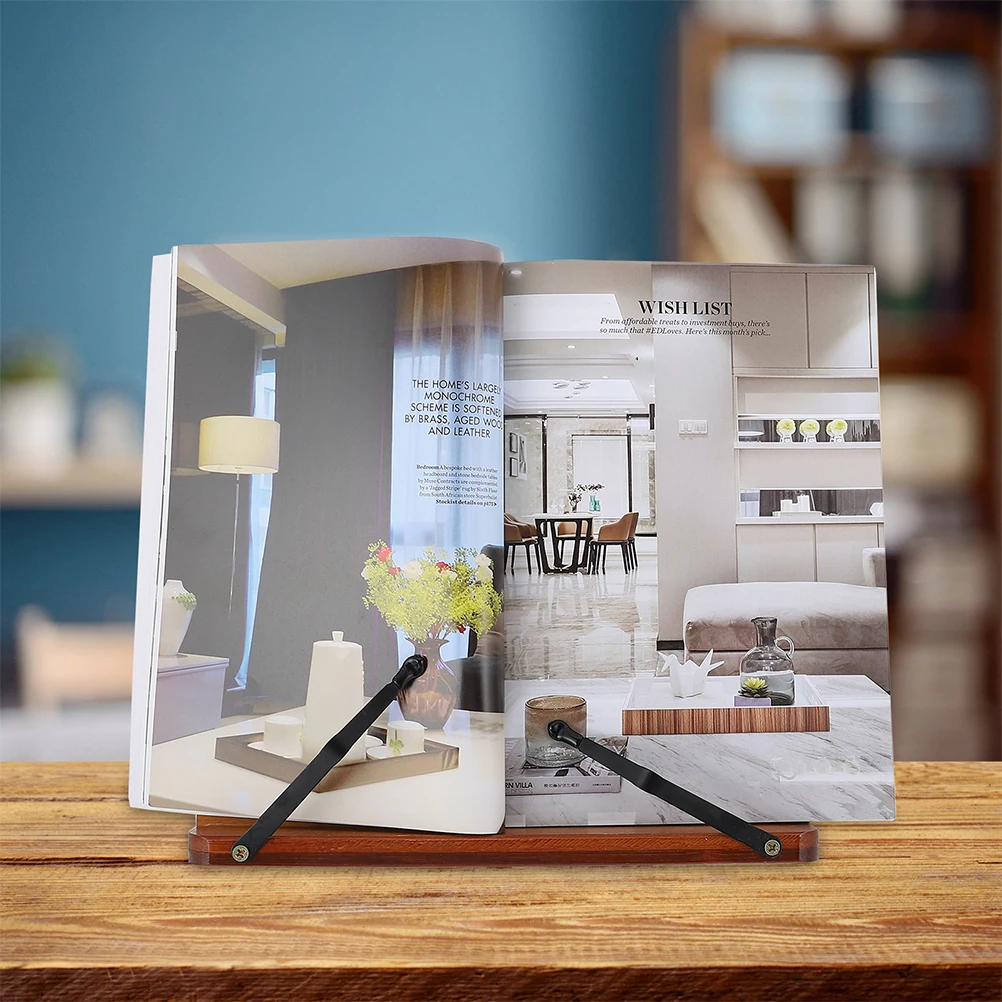 

Reading Rack Lectern for Books Stand Holder Support Organizer Base Study Notes Laptop Table Students Desk