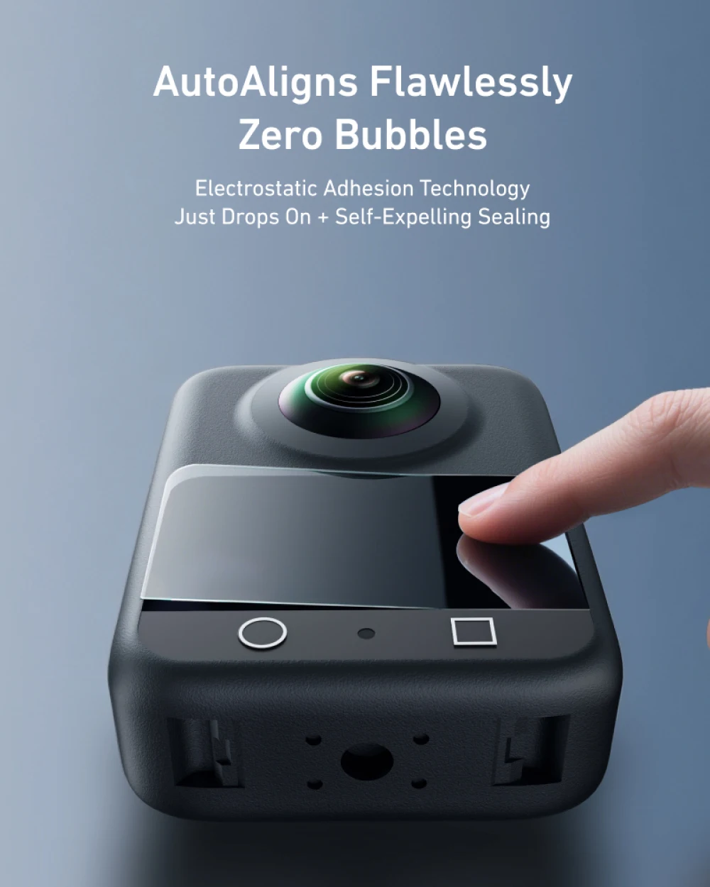 2 pcs For DJI osmo 360 HD Tempered Glass Screen Protector for DJI 0smo 360 camera