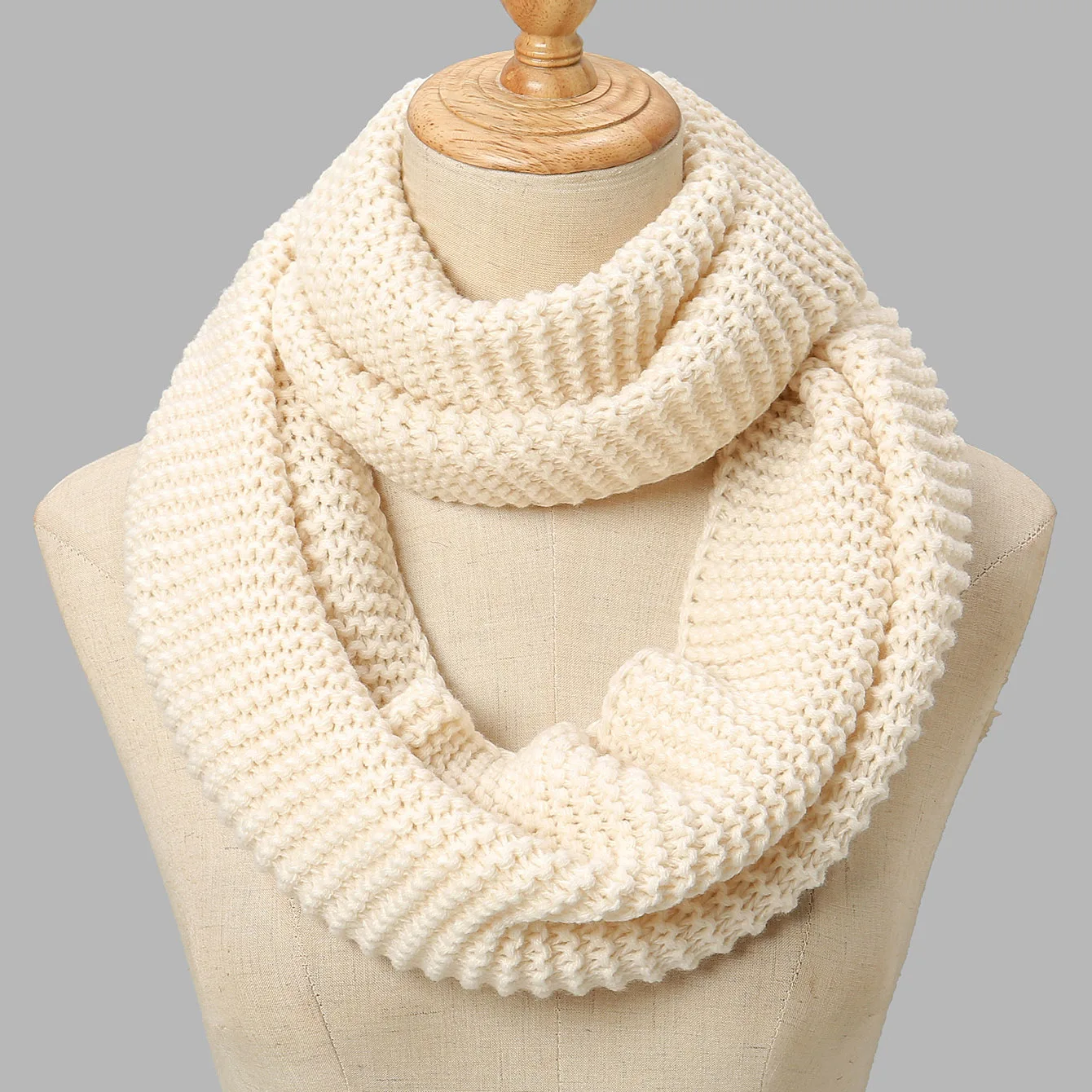 New autumn and winter scarves for men and women with neck protection, warm yarn, fake collar, winter pullover scarf