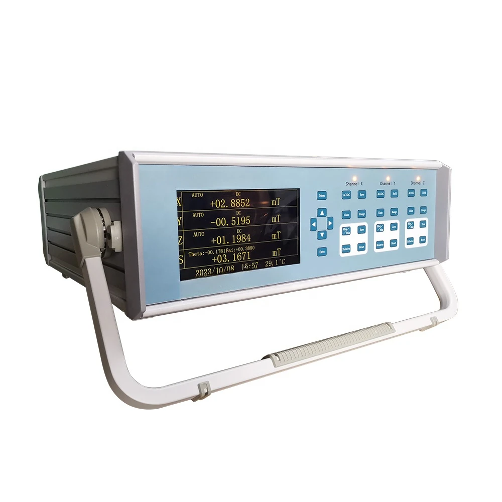 High Precision Magnetic Field Measuring Instrument Gauss Meter