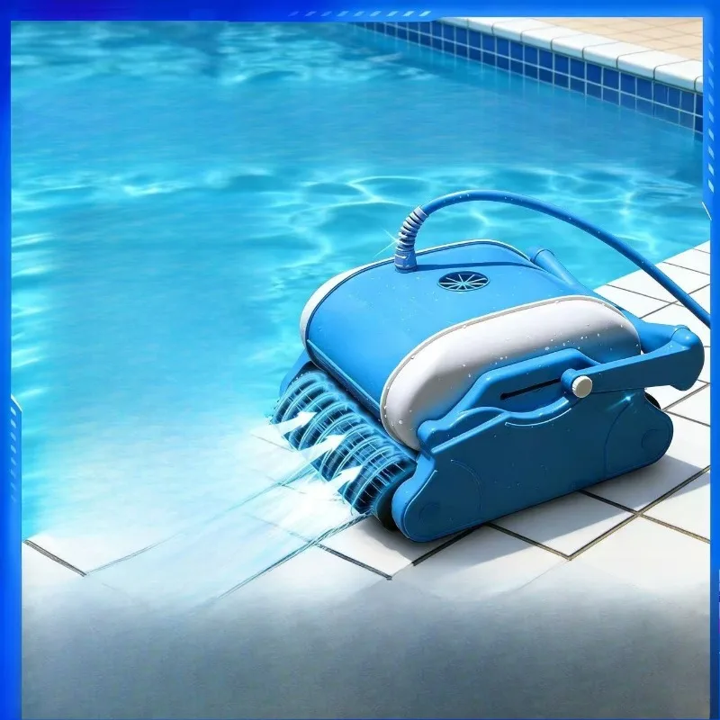 Swimming pool climbing wall automatic cleaner sewage suction machine underwater turtle cleaning machine