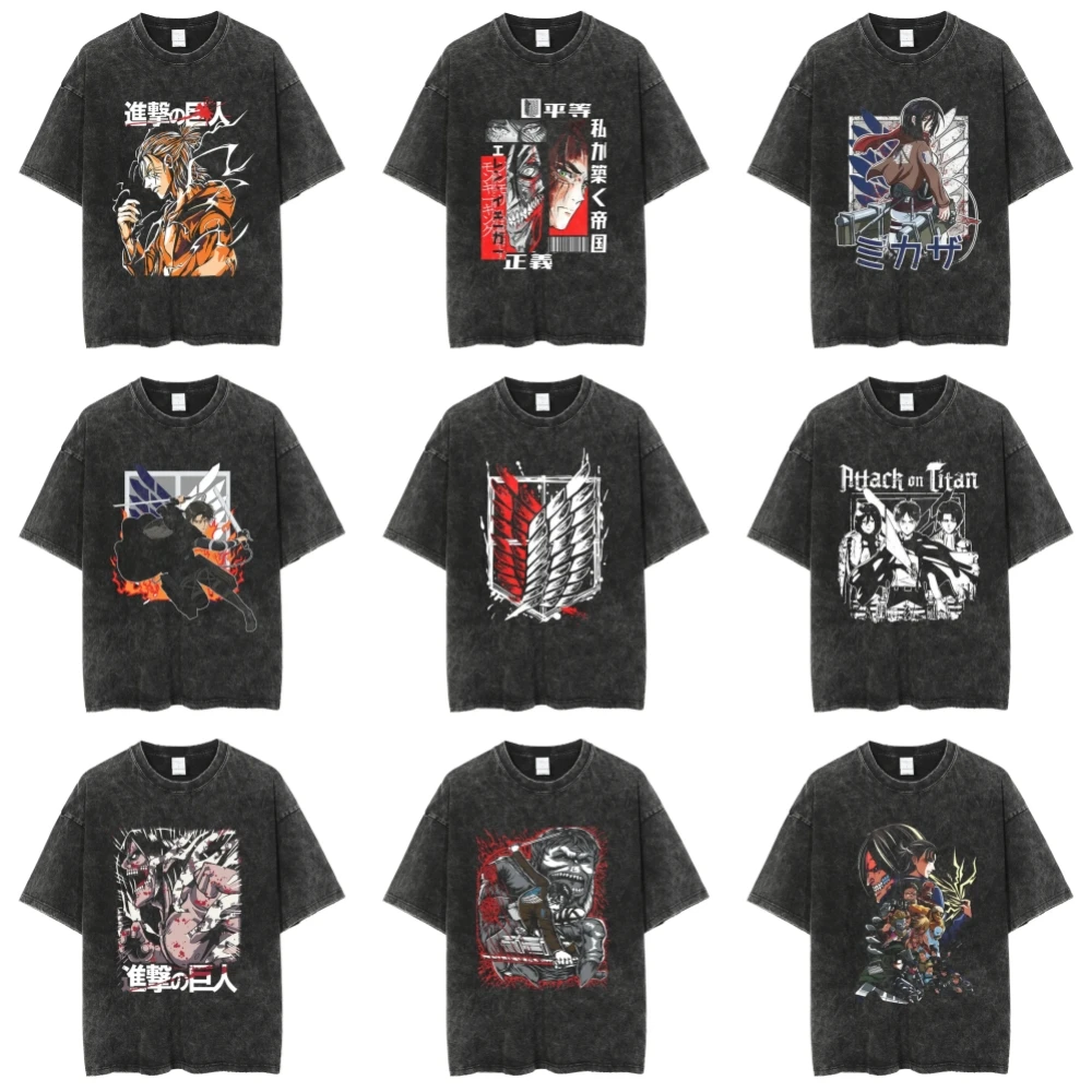 

Футболка с графическим принтом в стиле аниме, хлопковая футболка с круглым вырезом Y2K, футболка в стиле Харадзюку, мужские новые топы и футболки, уличная одежда в стиле ретро