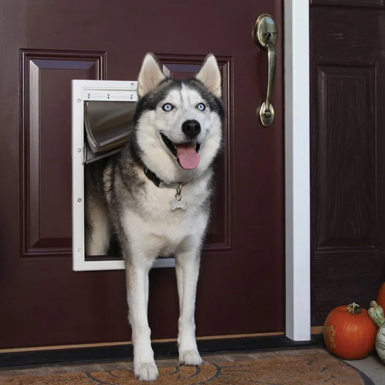 New extra-large pet door-hole Golden Retriever Rottweiler Large dog door-hole white