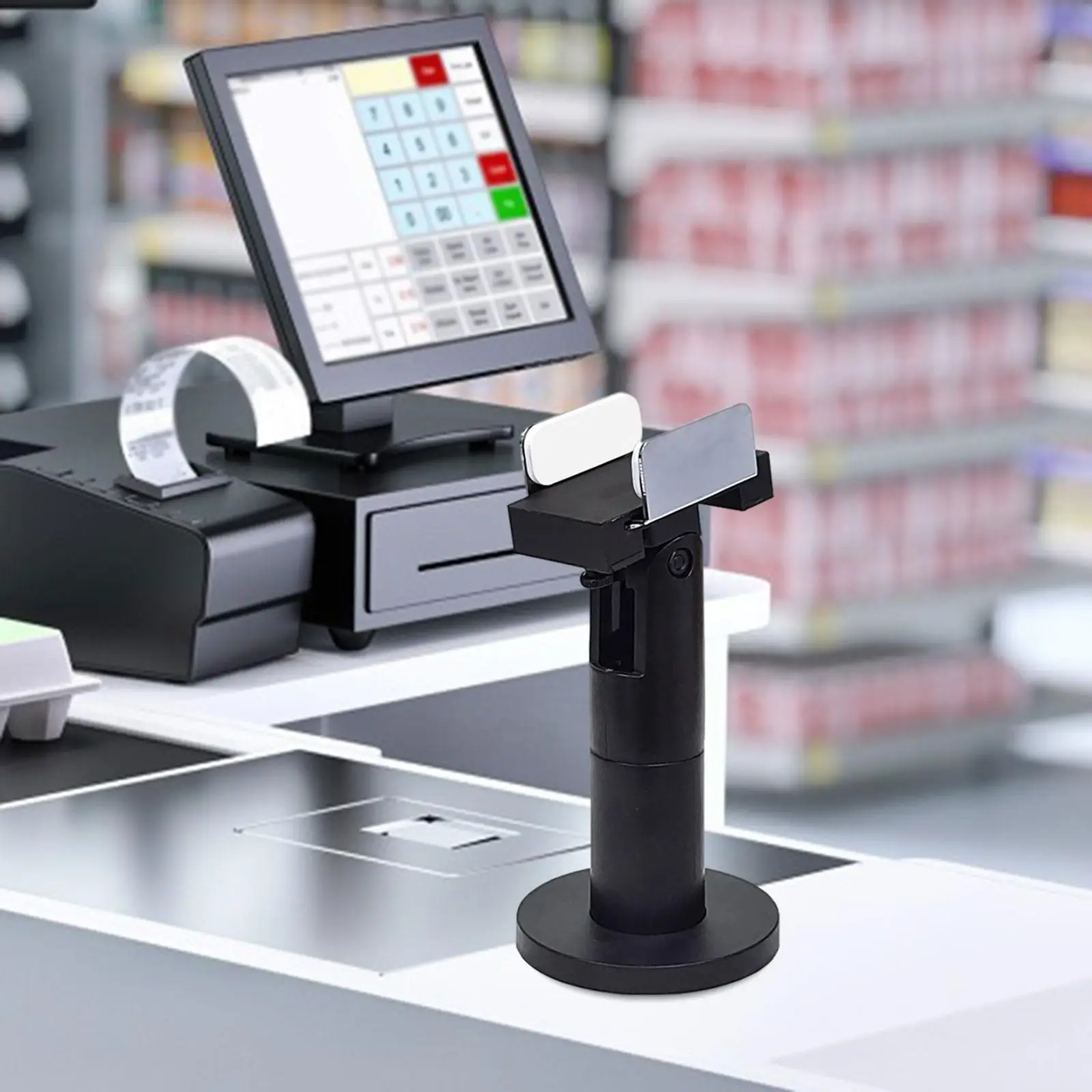 Pos Machine Bracket Credit Card Machine Stand for Desk Retail Store Logistic