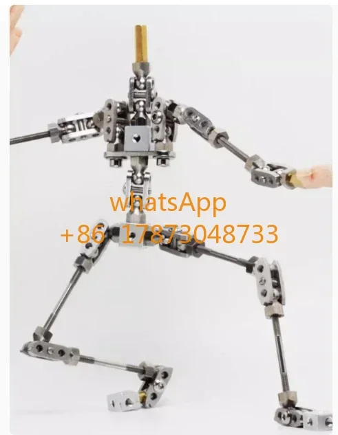 PMA-20  20cm Upgraded Ready-to-assemble  high quality stainless steel animation armature puppet for Stop Motion Character