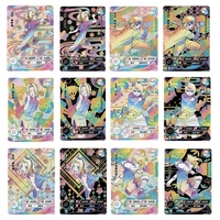 Anime KAYOU Naruto SLR 31-60 series Yamanaka Ino Akimichi Choji Inuzuka Kiba Collection flash card Game card Christmas gift toy