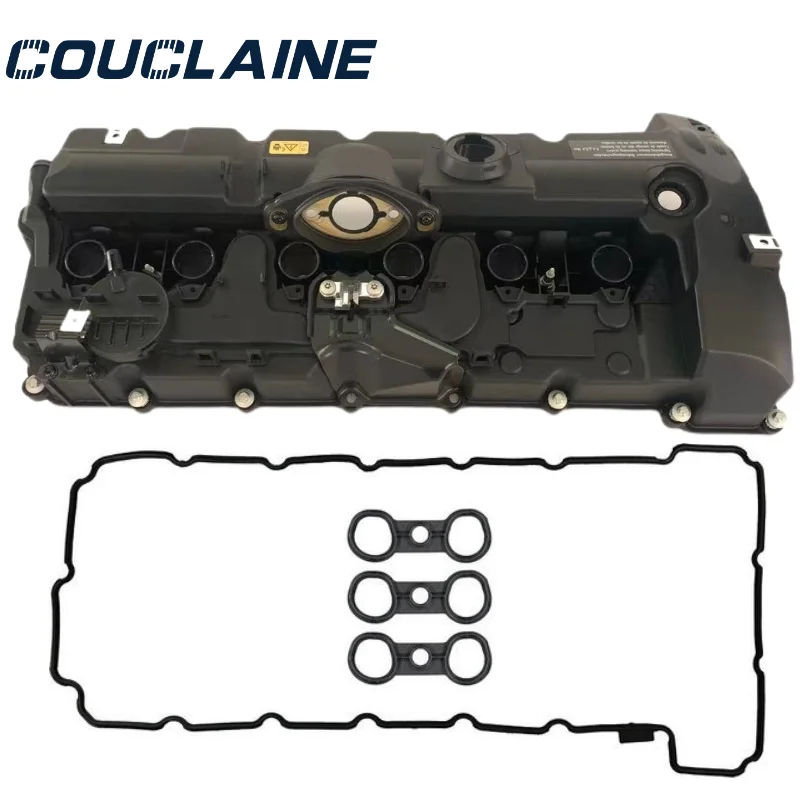 COUCLAINE Car N52 Engine Valve Cover Cylinder Head For  323i E90 325i E91 530i E60 730i E66 X3 E83 X5 E70 OEM 11127552281