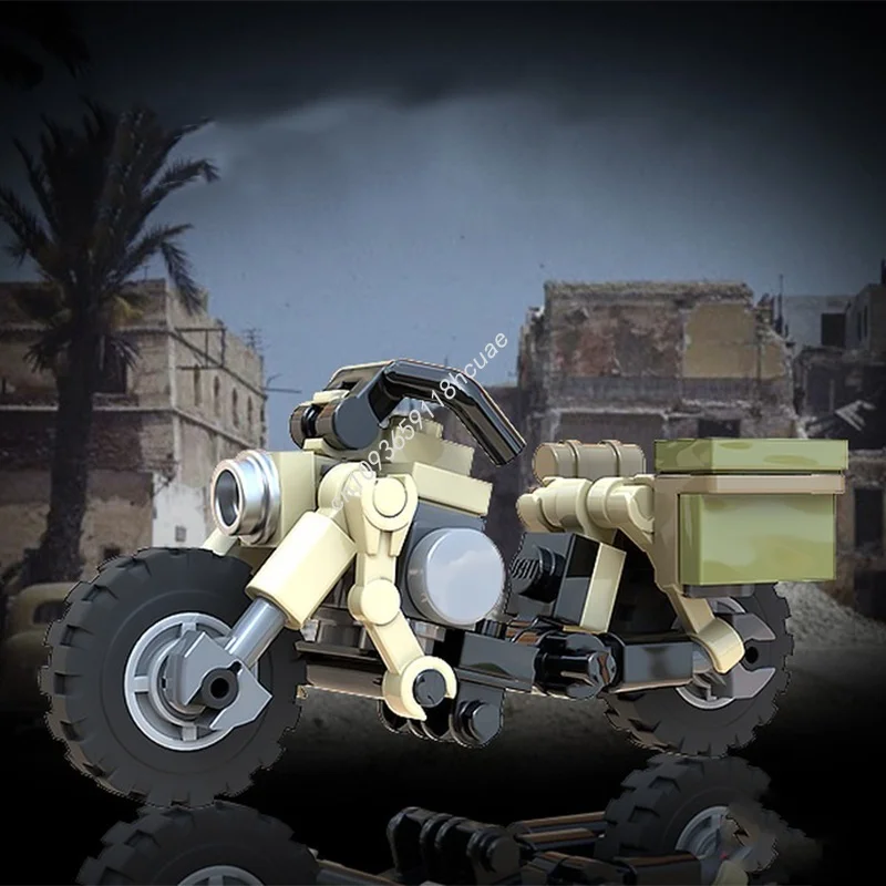 139 pièces MOC moto BMWedd DAK Kradmelder E modèle jouets de construction blocs Architecture cadeau de noël assembler bricolage éducation enfants