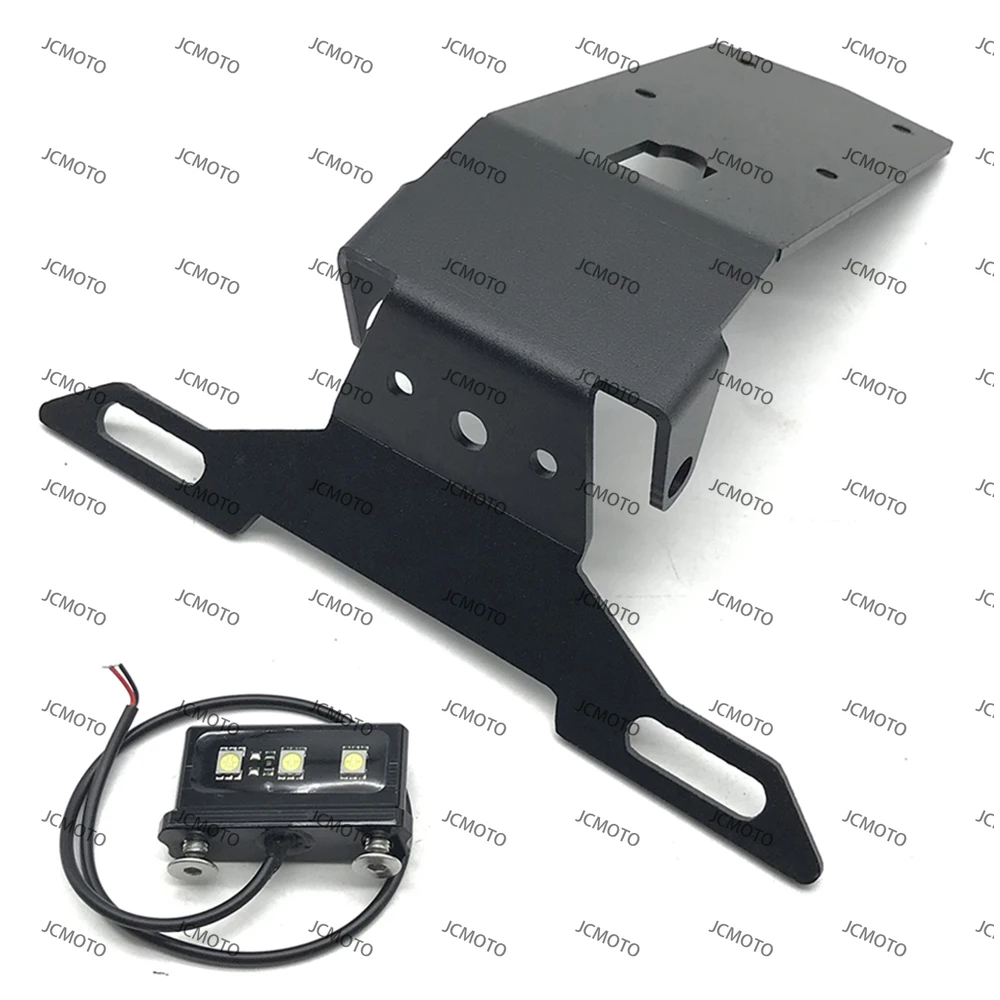 

Accessories For Kawasaki H2 SX SE 2018 2019 2020 Motorcycle With LED Light License Plate Holder Tail Tidy