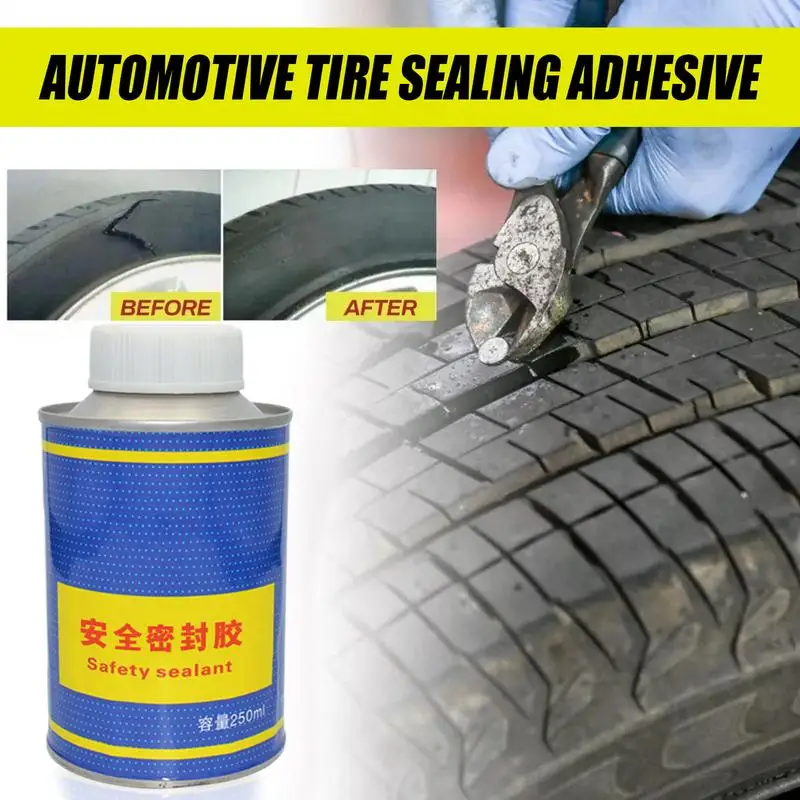 Tire Leak Sealant Strong Repair Glue For Car Tire Quick-drying Auto Tire Repair Adhesive Instant Super Glue For Vehicle Tire