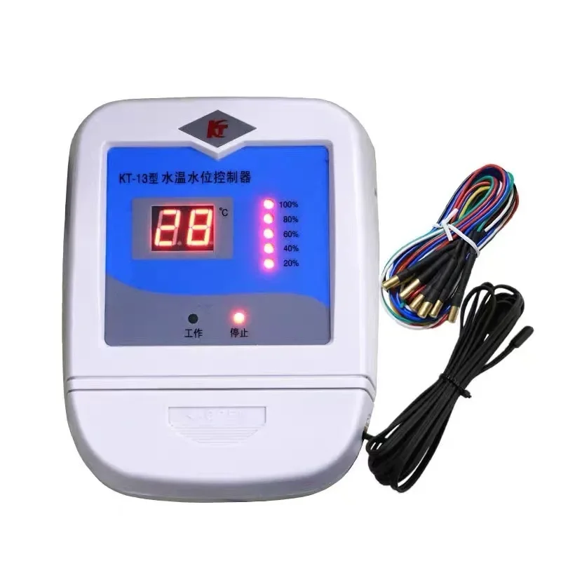 KT-13 intelligent water temperature and water level control instrument, bath room temperature meter display instrument