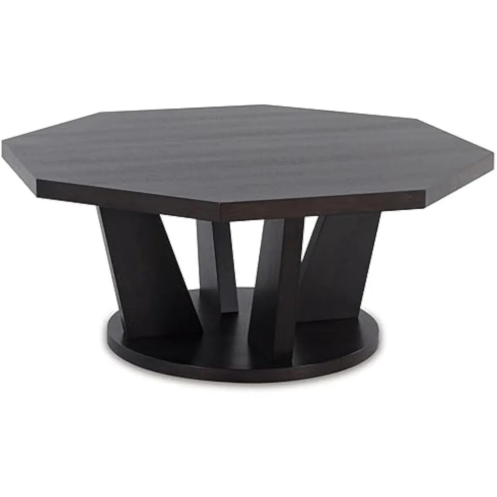 

Modern Table For Living Room, Dark Brown,Modern Table