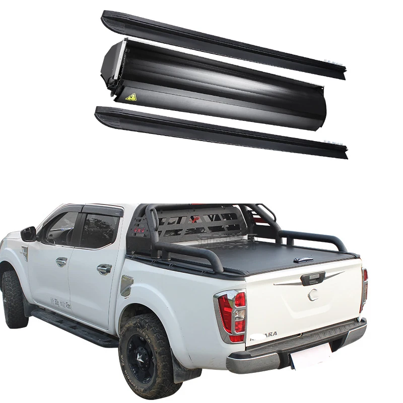 

Cool Car Pickup Tail Box Truck Bed Tonneau Cover Roller Shutter Lid For NAVARA NP300 Frontier D40 D22 D23