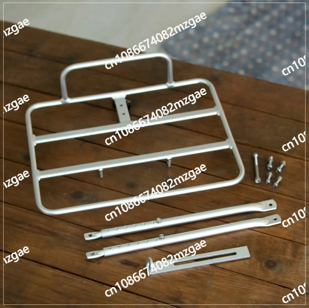 Lightweight high-strength aluminum alloy bicycle front rack is suitable for general load rack of 20/26/700 c wheel diameter