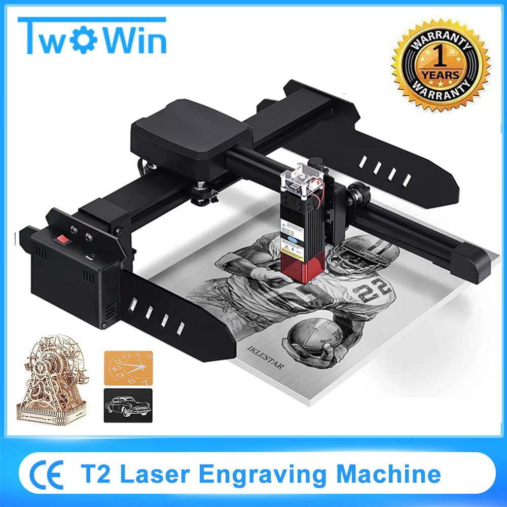 

40W Laser Engraving Machine Offline Control Metal Laser Engraver Portable CNC Wood Marking Cutting Machine