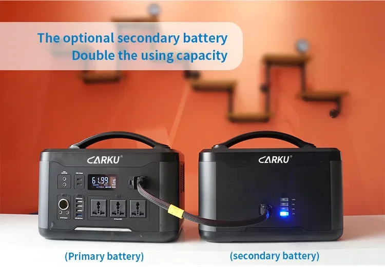 1000 W/2200 W Podróżny przenośny zasilacz litowy do magazynowania energii Przenośna elektrownia z portem ładowania USB i Type-C na zamówienie