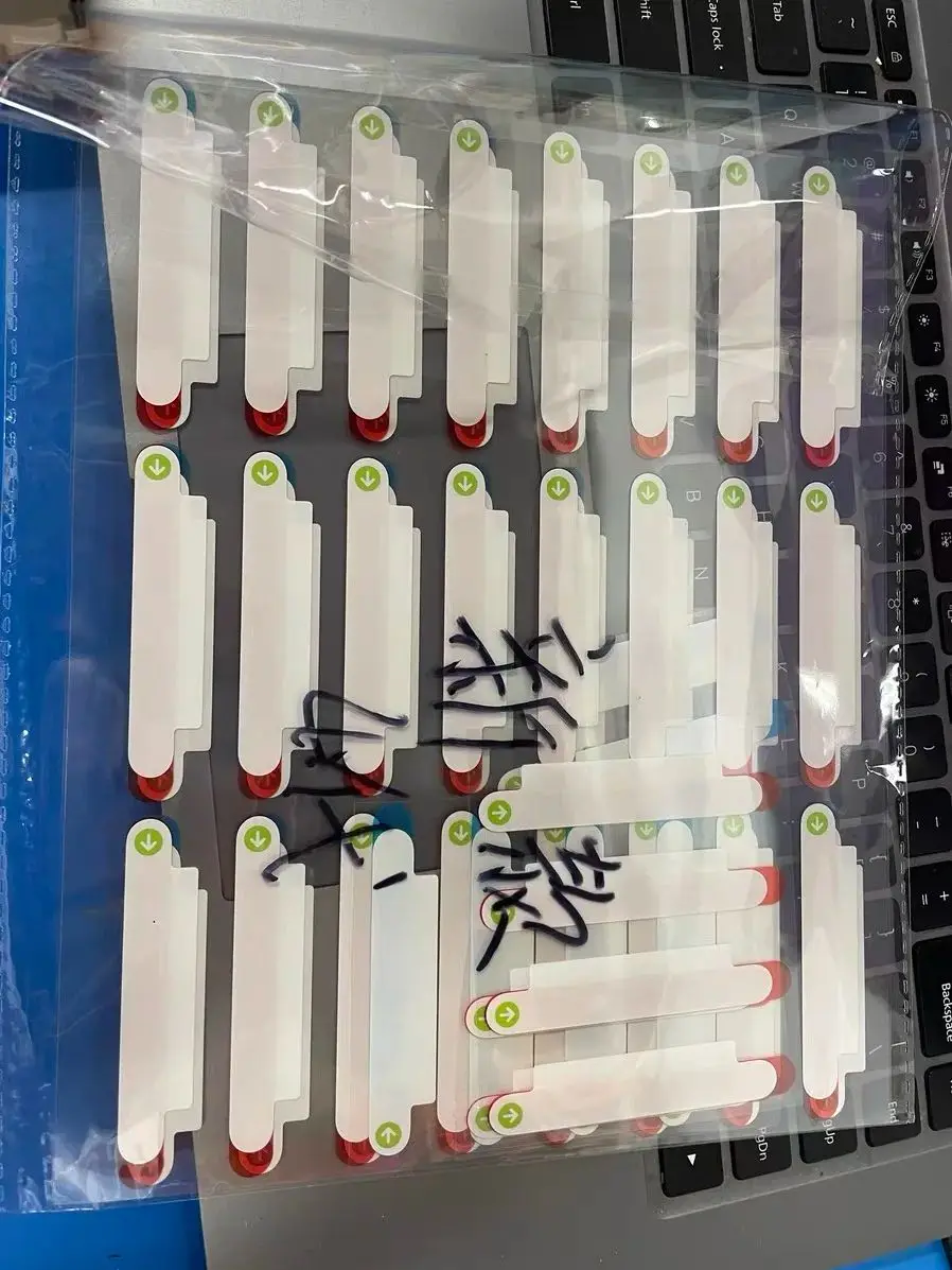 50 قطعة/الوحدة OEM حزمة صندوق ورقة ختم ملصقات لسماعة جديدة ل Apqle AirPods Pro 2 2022 AirPods 3 التعبئة الخارجية التفاف الختم