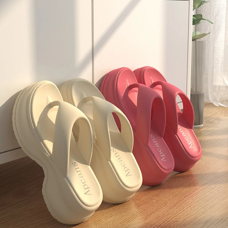 

Fashion Platform Flip Flops Woman Casual Comfortable Soft Women's Slippers Lightweight Non-slip Outdoor Beach Slipper For Women