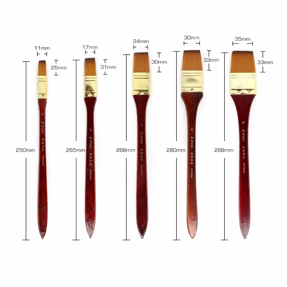 5 개/대 페인트 브러시 세트 도구 낙서 예술 그림 오일 아크릴 브러시에 대 한 나일론 브러시 낙서 수채화 DIY 스크러빙 브러쉬