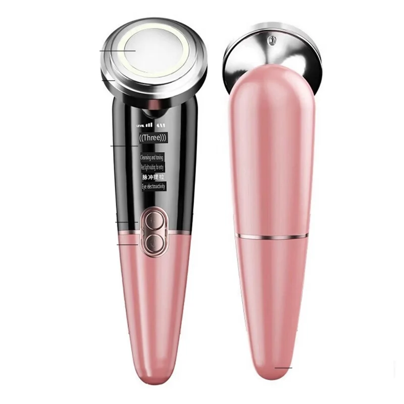 Electric Facial and Eye Beauty Device Vibration Massage Color Light Skin Care ESM USB ML-022