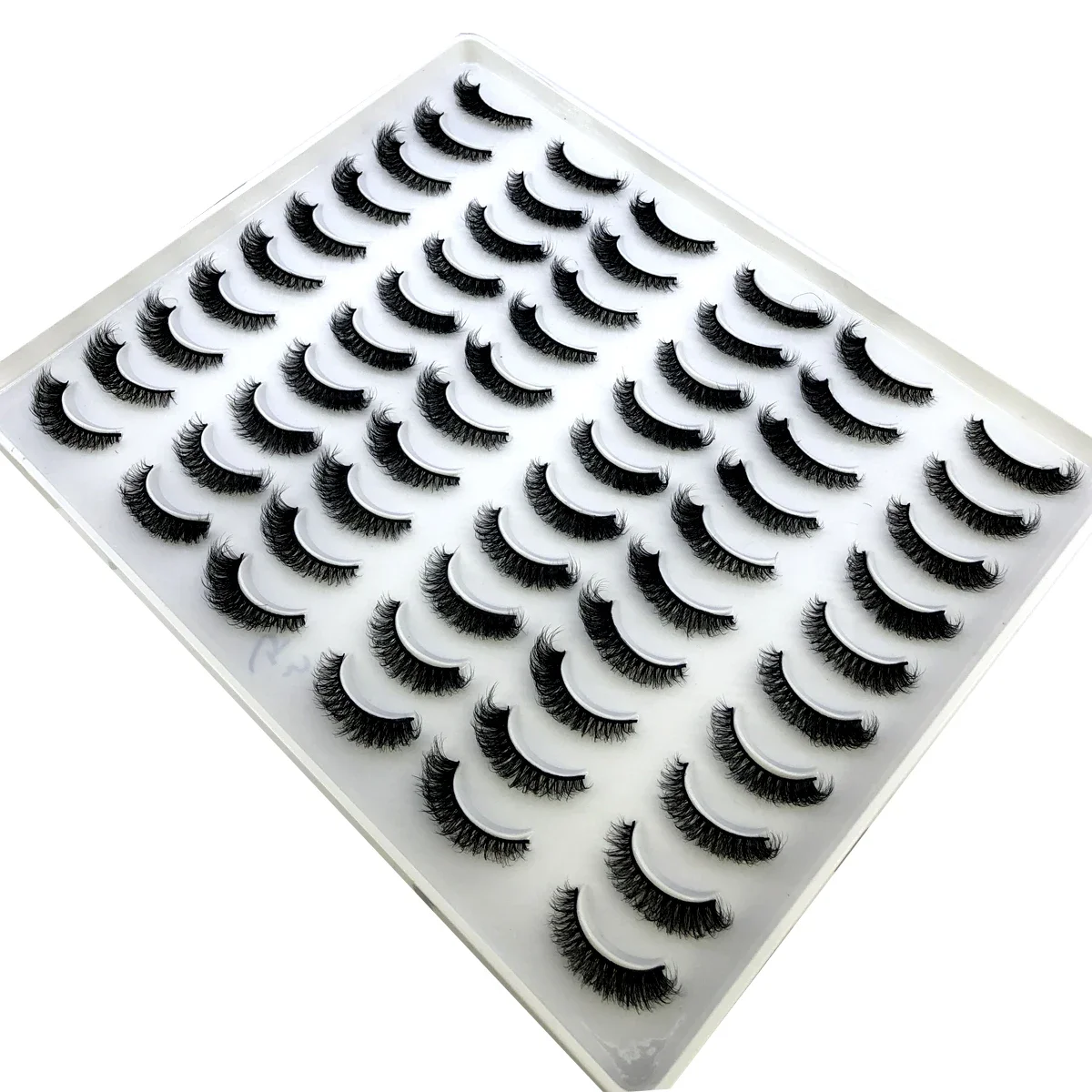 30 ペアのふわふわロングメイク 3D ミンクまつげエクステンションまつげソフトミンクまつげ美容
