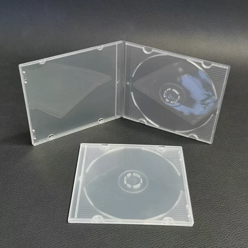 1PC 8CM ReadStar Transparent PP Ultrathin Standard DVD Case 3Inch CD Package Portable CD Storage Box