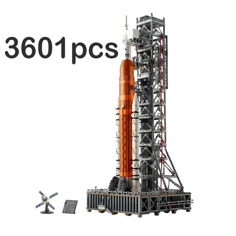 3601pcs Creativity Fit 10341 Space Launch System Building Blocks Bricks Assembling Model Toys for Children Christmas Gift Set