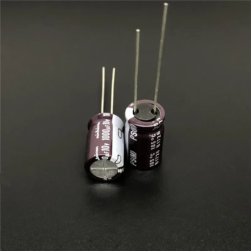 10pcs/100pcs 1000uF 10V NICHICON PS Series 10x16mm Low Impedance Long Life 10V1000uF Aluminum Electrolytic capacitor