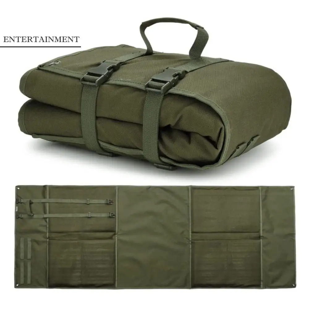 

Compact Oxford Cloth Outdoor Camping Mat Molle Memory Cotton Thickened Picnic Mat Cold-proof EDC Outdoor Rest Mat Beach